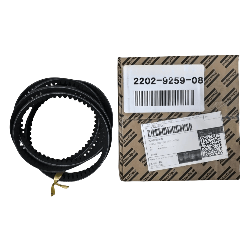 2202925908 ATLAS COPCO V-BELT (सेट 2x) XPZ L = 1250 AC तेल इंजेक्टेड स्क्रू कंप्रेसर मूल के लिए