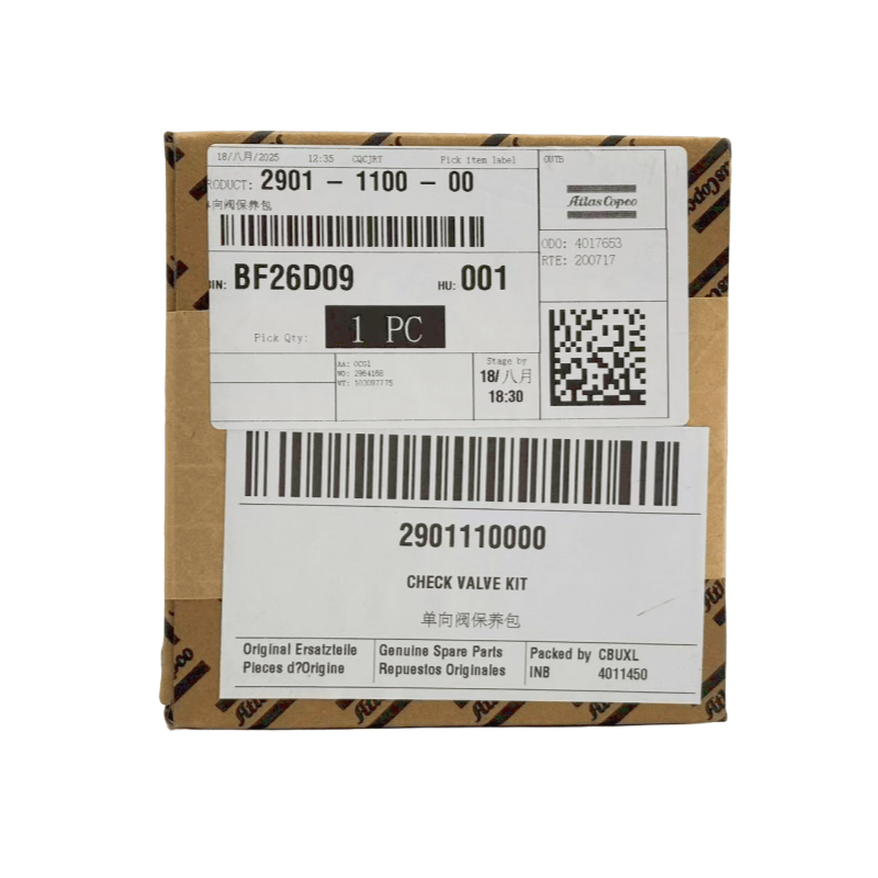 2901110000 ATLAS COPCO AIR COMPRESSOR चेक वाल्व रिपेयर किट