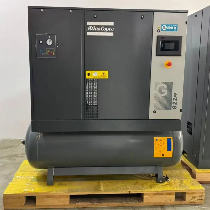 औद्योगिक विनिर्माण के लिए एटलस कोप्को G22FF 22kW 30HP ऑयल इंजेक्टेड रोटरी स्क्रू एयर कंप्रेसर
