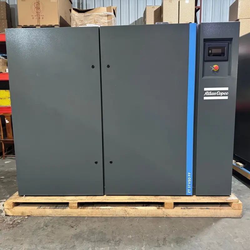एटलस कोप्को ZT 37 VSD FF ऑयल फ्री स्क्रू कंप्रेसर 37KW 50HP ड्रायर क्लास 0 असली